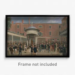 James Pollard - Epsom Races- Settling Day at Tattersalls