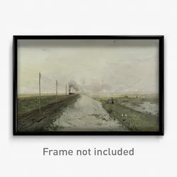 Paul Gabriël - Landscape with a train