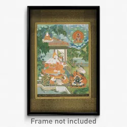 Maker unknown, Sino-Tibetan - Acarya Bhavaviveka Converts a Nonbeliever to Buddhism