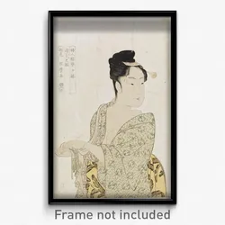 Kitagawa Utamaro - Ten physiognomic types of women, Coquettish type