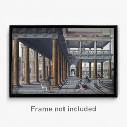 Hans Vredeman de Vries - Architectural Caprice with Figures
