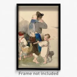 Peter Fendi - Children on Their Way to Work in the Fields, 1840