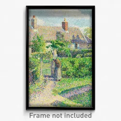 Camille Pissarro - Peasants' houses, Eragny