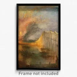 Joseph Mallord William Turner, English - The Burning of the Houses of Lords and Commons, October 16, 1834