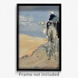 Max Slevogt - Sandstorm in the Libyan Desert