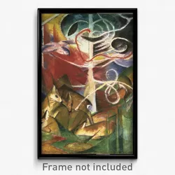 Franz Marc - Deer in the Forest I