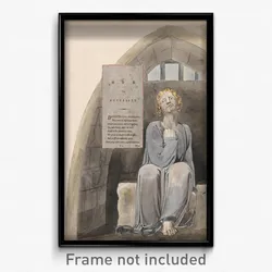 William Blake - The Poems of Thomas Gray, Design 37, "Ode to Adversity."