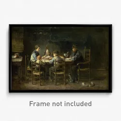 Jozef Israëls - Peasant family at the table