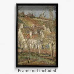 Camille Pissarro - Red roofs, corner of a village, winter