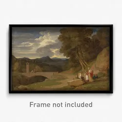 John White Abbott - An Italianate Landscape