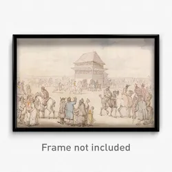 Thomas Rowlandson - A Crowded Race Meeting