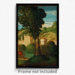 Girolamo Da Santa Croce - Landscape with Rider