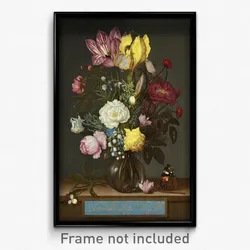 Ambrosius Bosschaert the Elder - Bouquet of Flowers in a Glass Vase
