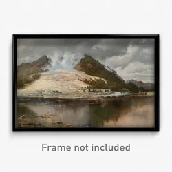 Charles Blomfield - White Terraces, Rotomahana