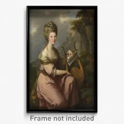 Angelica Kauffmann - Portrait of Sarah Harrop (Mrs. Bates) as a Muse