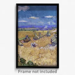 Vincent van Gogh - Wheat Fields with Reaper, Auvers