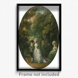 Thomas Gainsborough - Henry, Duke of Cumberland (1745-90) with the Duchess of Cumberland (1743-1808) and Lady Elizabeth Lu...