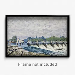 Alfred Sisley - Molesey Weir, Hampton Court
