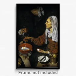 Diego Velazquez - An Old Woman Cooking Eggs