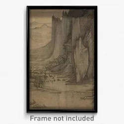 Xu Daoning - Fishermen on a Mountain Stream