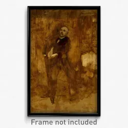 Eugène Carrière - Portrait of Clemenceau