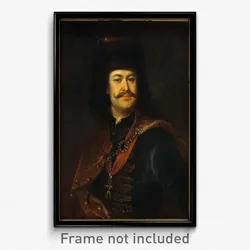 Mányoki, Ádam - Portrait of Prince Ferenc Rákóczi II