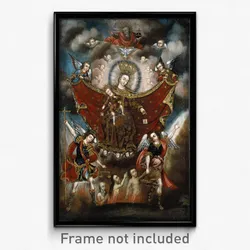 Virgin of Carmel Saving Souls in Purgatory