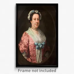 William Hogarth - Portrait of the Artist?s Sister, Anne Hogarth (1701-1771) or, Lady in Rose Taffeta