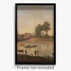 View of Shepperton on the River Thames