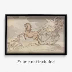 Thomas Rowlandson - Two Gigs in Trouble