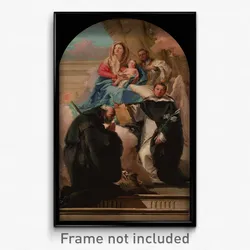 Giovanni Domenico Tiepolo - Madonna and Child with Three Saints