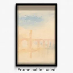 Joseph Mallord William Turner - The Moselle Bridge, Coblenz