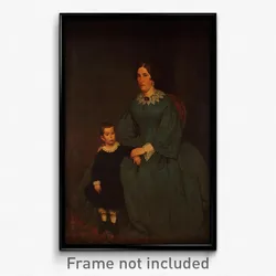Prilidiano Pueyrredon - Retrato de Cecilia R. de Peralta Ramos y su hijo