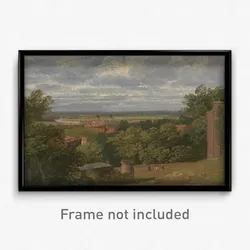 Thomas Hofland - Greenwich Hospital from the Observatory with a Distant View of London