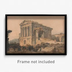 Tempio di Clitumno, Rome, after Piranesi