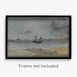 Joseph Mallord William Turner - Ship Aground Brighton