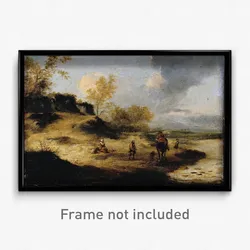 Wouwerman, Philips - Sandhills with Figures