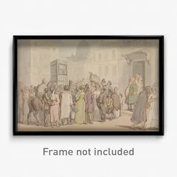 Thomas Rowlandson - A Punch and Judy Show