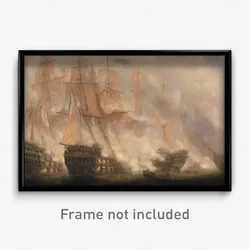 John Christian Schetky - The Battle of Trafalgar