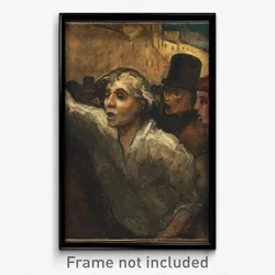 Honoré Daumier - The Uprising (L'Emeute)