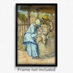 Vincent van Gogh - The sheep-shearer (after Millet)