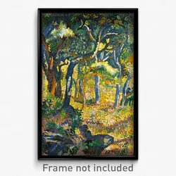 Henri Edmond Cross - Une clairière en Provence (Étude)