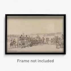 Thomas Rowlandson - A Review on Blackheath, May 1785
