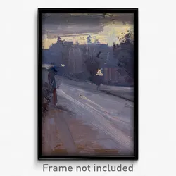 Arthur Streeton - Hoddle St., 10 p.m.