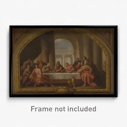 James Thornhill - Sketch for 'The Last Supper,' St. Mary's, Weymouth