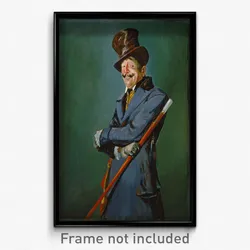 George Luks - Otis Skinner as Col. Philippe Bridau
