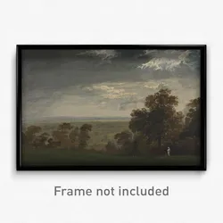 John Martin - Landscape, Possibly the Isle of Wight or Richmond Hill