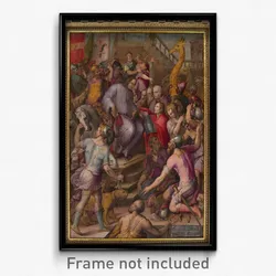 Giorgio Vasari - Lorenzo the Magnificent receives the tribute of the ambassadors