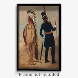 George Catlin - Wi-jún-jon, Pigeon's Egg Head (The Light) Going To and Returning From Washington