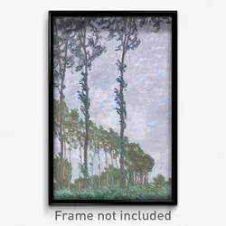 Claude Monet - Wind Effect, Series of The Poplars